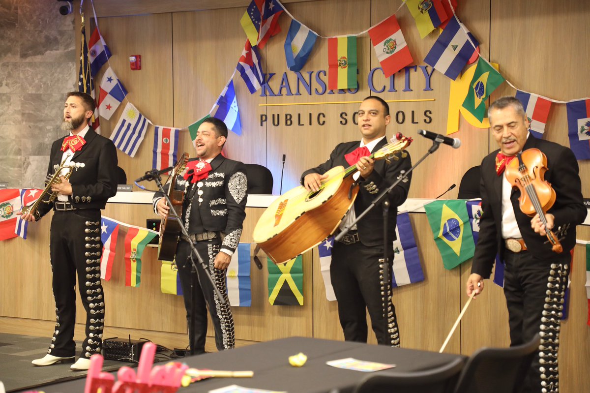 KCPS celebrated #HispanicHeritageMonth this week at our annual ‘Lunch and Learn’ which featured a dynamic keynote presentation by Dr. Socorro Herrera and great music by Mariachi Estrella.