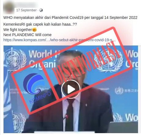 akukeren888's tweet photo. Menganalisis berita hoaks 
Mata Kuliah Literasi Digital dan Kemanusiaan
Berdasarkan analisis yang telah saya lakukan, berita terkait berakhirnya pandemi Covid-19 merupakan berita hoaks.
Berita tersebut dibantah langsung oleh Kementrian Komunikasi dan Informatika (Kominfo). https://t.co/sbYL9nMzDr