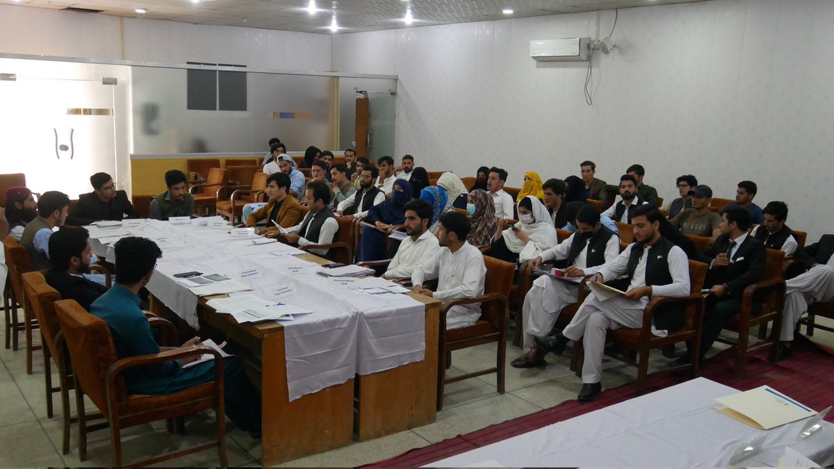 ModelCCI's tweet photo. The 7th #ModelCCI simulation exercise of Khyber Pakhtunkhwa was held on Thursday at @Sbbusheringal, Upper Dir. 

Honorable Vice Chancellor Prof. Dr. Shahab graced the event as chief guest and appreciated the idea of engaging students in #policy drafting and debates. https://t.co/gFw3H6y5cZ
