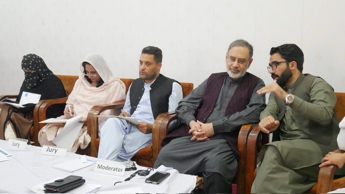 ModelCCI's tweet photo. The 7th #ModelCCI simulation exercise of Khyber Pakhtunkhwa was held on Thursday at @Sbbusheringal, Upper Dir. 

Honorable Vice Chancellor Prof. Dr. Shahab graced the event as chief guest and appreciated the idea of engaging students in #policy drafting and debates. https://t.co/gFw3H6y5cZ