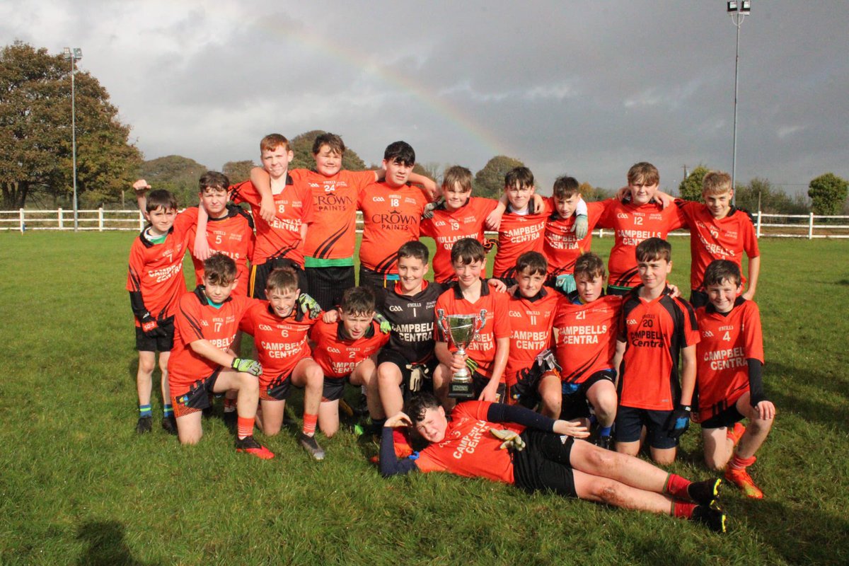 MayoGAA's tweet photo. Well done to Naomh Padraig on winning the Homeland U13 B 2nd team Cup final.

Full time score
Naomh Padraig 1-10
Parke Keelogues Crimlin G.A.A 1-09

#mayogaa https://t.co/mk3MXss3u6