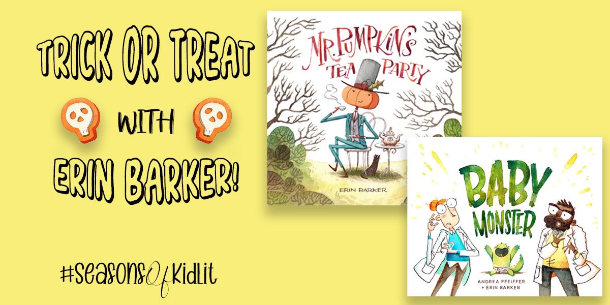 AuthorHMacht's tweet photo. Who’s ready for a ghoulish soirée? 🙋‍♀️

Mr. Pumpkin has officially invited you to a Tea Party fit for charming monsters! Meet @hooraylorraine’s characters, see her beautiful illustrations, and find out what awesome tricks she’s sharing! 🎃🫖

#TrickOrTreat

https://t.co/PnxTmxW7sc https://t.co/ecw91In9vG