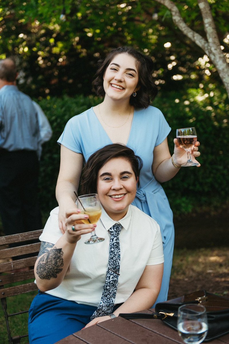 KrisSilvers's tweet photo. One week from today…can’t wait to celebrate these two amazing humans!! ❤️🧡💛💚💙💜🍾🥂 https://t.co/pBabyHSqj5