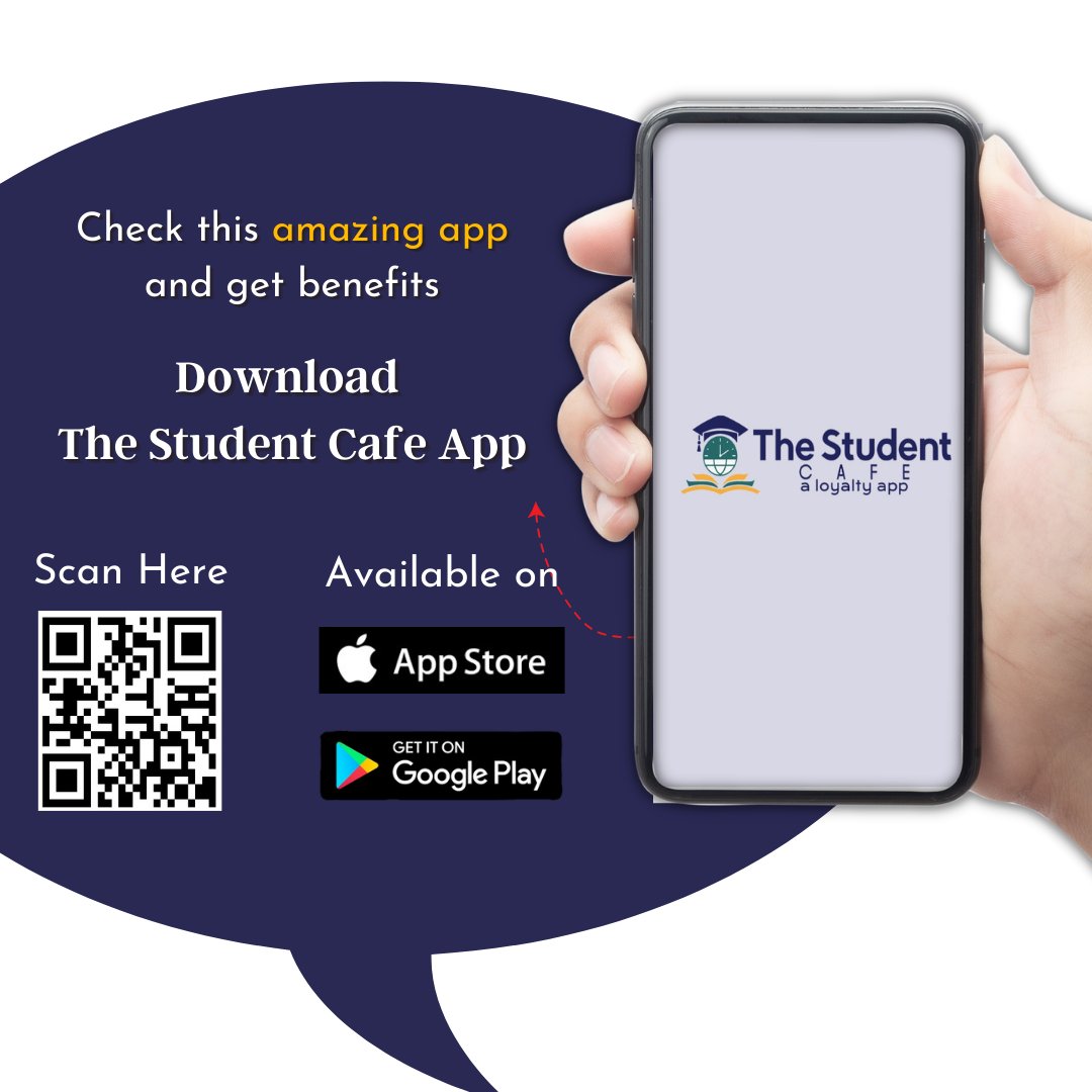 TheStudentCafe1's tweet photo. Check our amazing app and get a lot of benefits... Download the Student Cafe App now..
#app #benefits #student #studentcafe #studentcafeapp https://t.co/QGU69HwpvD