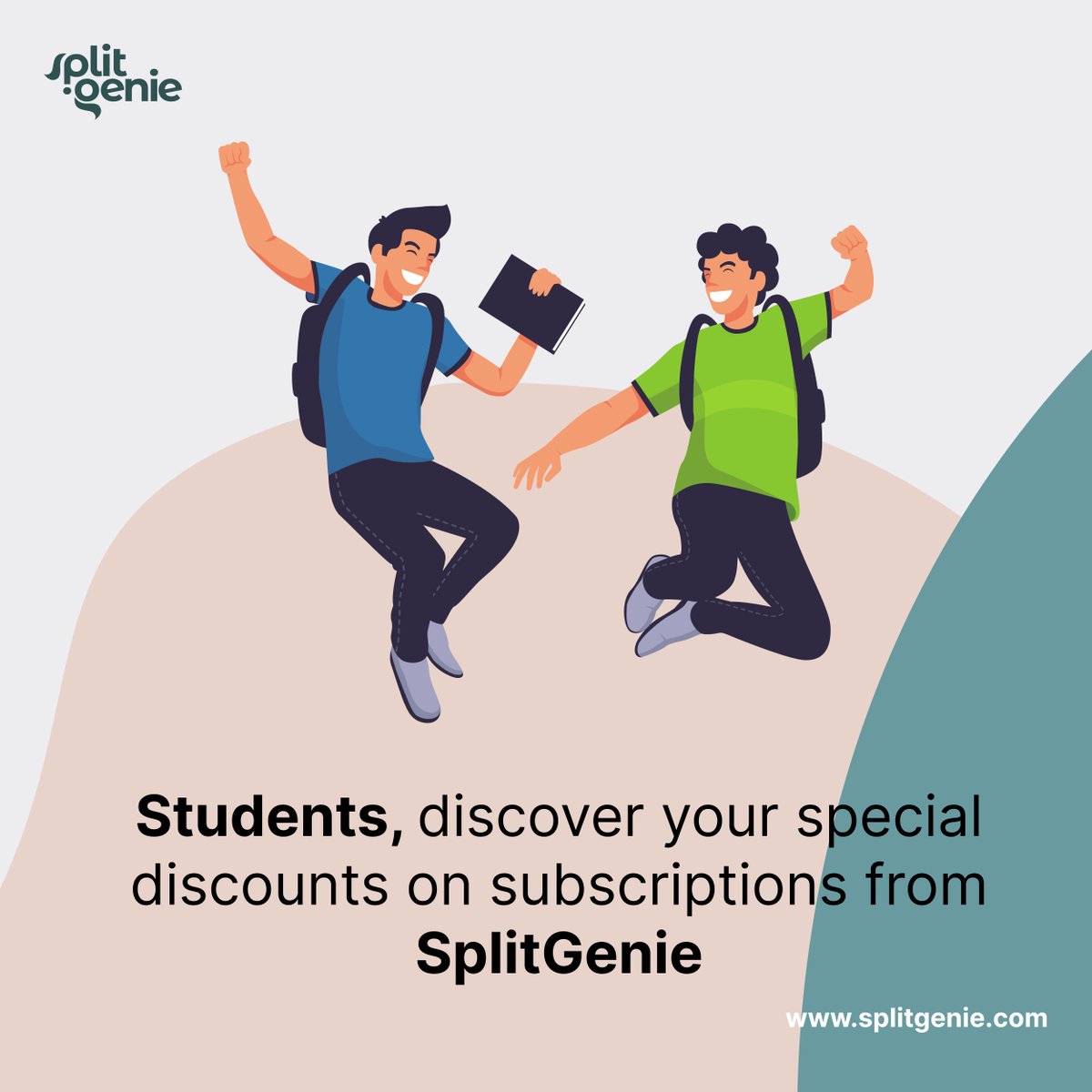 SplitGenie's tweet photo. Get exclusive discounts of student subscriptions only from SplitGenie.....upto 90% OFF! ๐
#splitgenie #cheapott #money #netflix #hotstar #disneyplus #hoichoi #primevideo #SaturdayMotivation #startup #india #trending #business #students #studentlife #Karthikeya2HindiOnZEE5 https://t.co/sX4LEKHsic