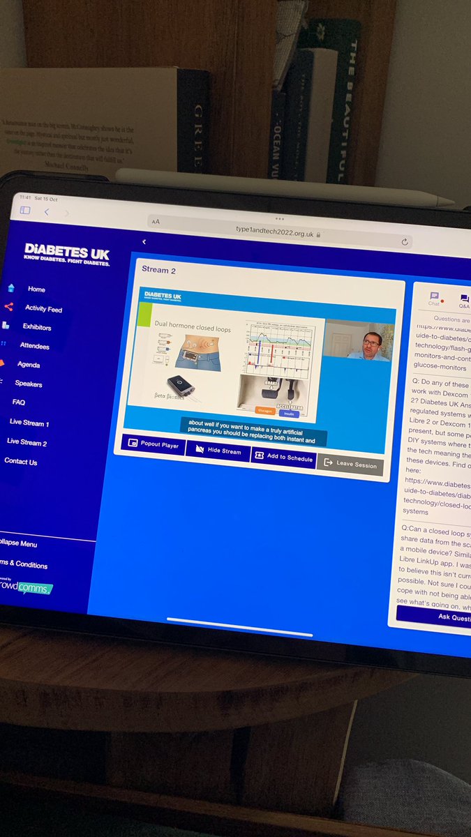 carlyings's tweet image. Indulging my tech + healthcare passion this morning with a personal agenda at the type1andtech2022.org.uk learning so much and watching some heroes @parthaskar @DiabetesUK #digitalhealth #Type1andTech #futureofdiabetes #diabetes