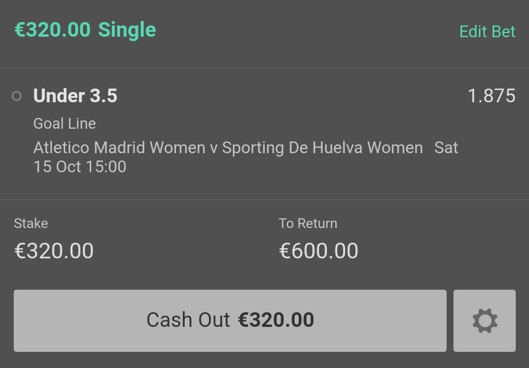 GoatPrediction's tweet photo. Atletico Madrid Women vs Sporting De Huelva Women🇪🇸
Under 3.5 Asian Goal Line📝
Odds 1.875✅
Stake 1.5 Units💰
(Bet 365) https://t.co/mxSXjWfaIE