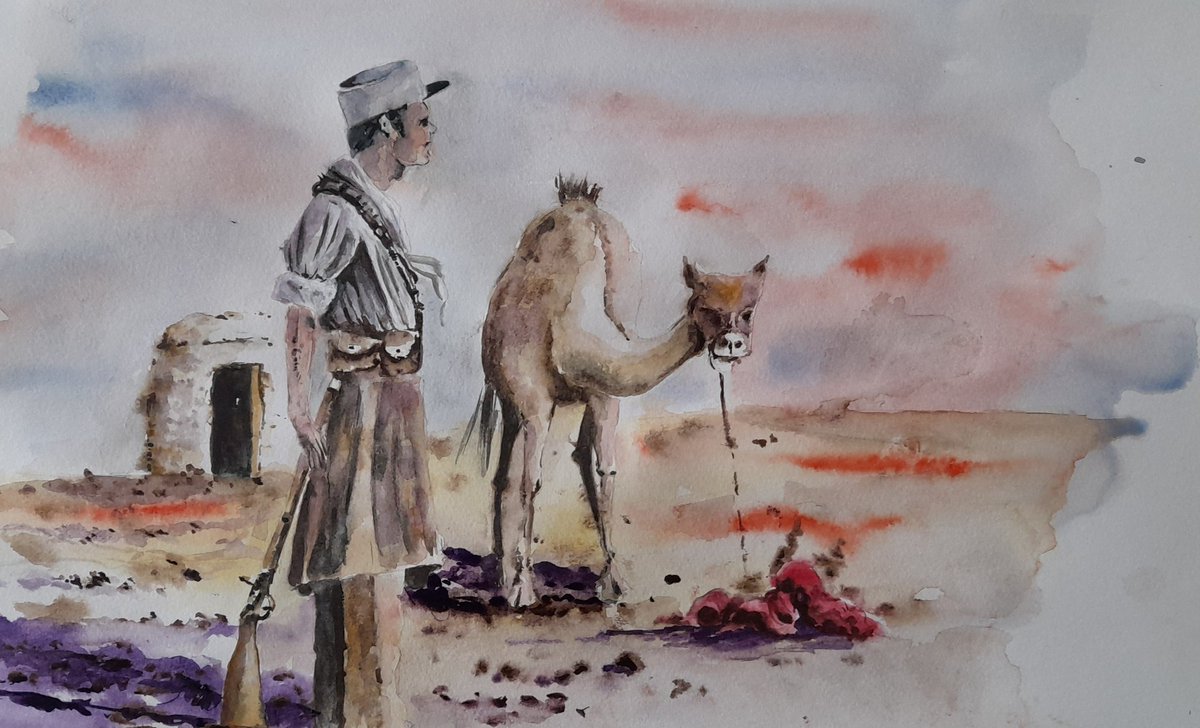 sergioprossoni's tweet photo. Retomando um pouco minhas aquarelas : O Legionário https://t.co/WSdEDOUb0I