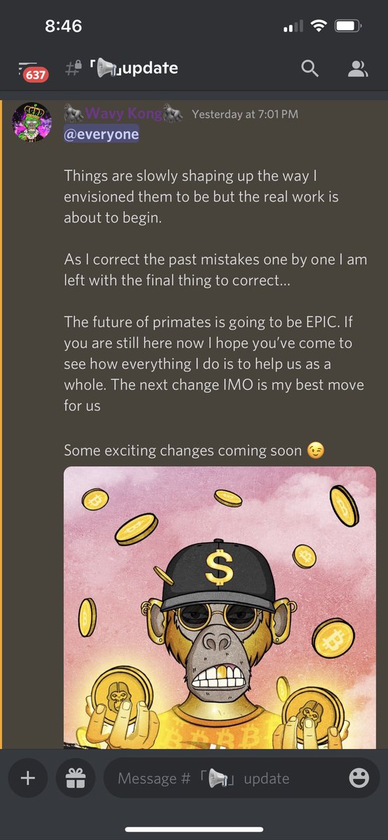 One last change… 🦍 🙊 🌝 🪙🤑

#PrimatesTogether