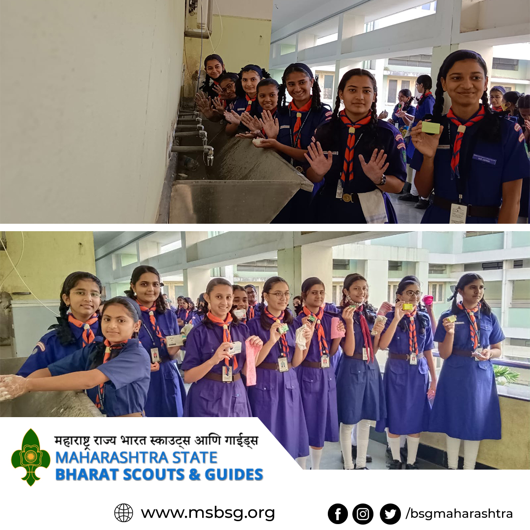 bsgmaharashtra's tweet photo. #BSG #maharastra #maharastrastate #scoutandguides #bsgmaharastra  #events #handwashday #nashikcity https://t.co/i3onzh5IRv