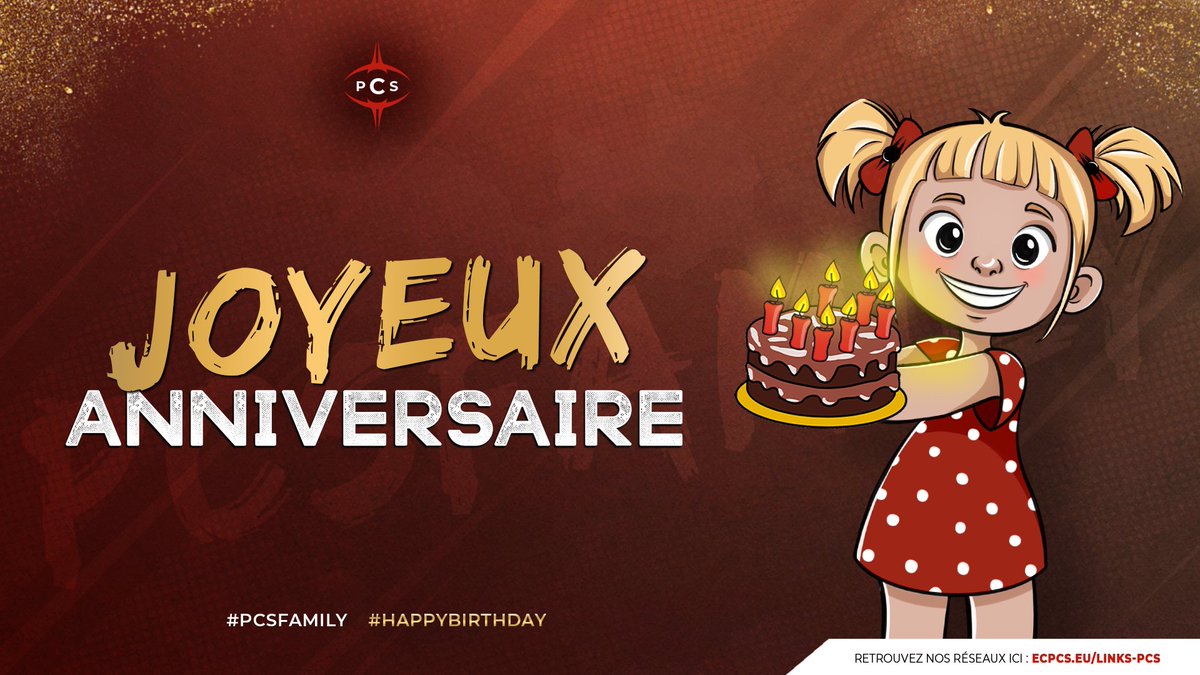 🔴| ANNIVERSAIRE |⚫

<a href="/amissa_missa/">PCS Amissa</a>, nouvellement arrivée dans la #PCSFAMILY, fête son anniversaire aujourd'hui ! 🎂

#HAPPYBIRTHDAY ! ❤️🖤