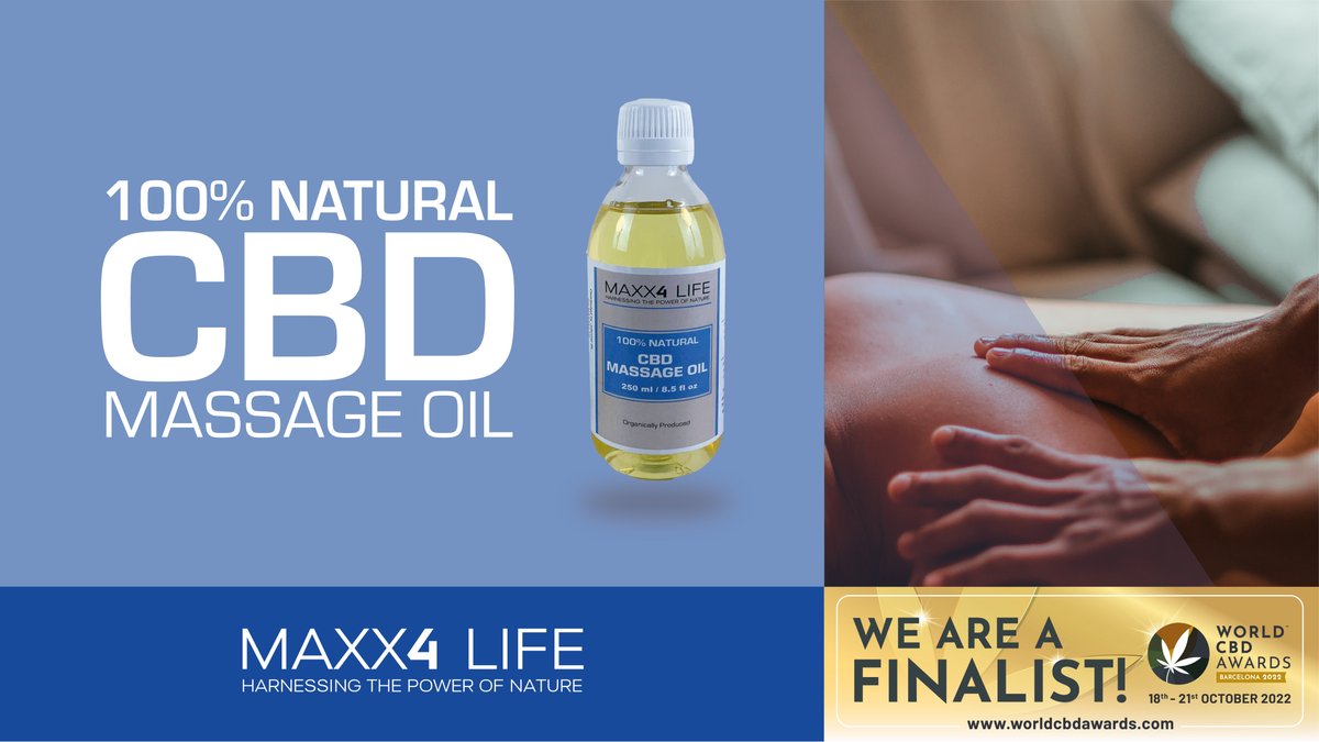 Maxx4_Life's tweet photo. 100% natural CBD massage oil.
World CBD awards finalist product.

- Almond oil
- Jojoba oil
- Sunflower oil
- Vitamin E
- CBD hemp extract

#CBD #NaturalSkin #MassageOil #Massage #CBDMassage #CBDMovement #Maxx4life
#CBDLifestyle #CBDHempExtract #WorldCBDawards #CBDBenefits https://t.co/p3xlHwsbPF