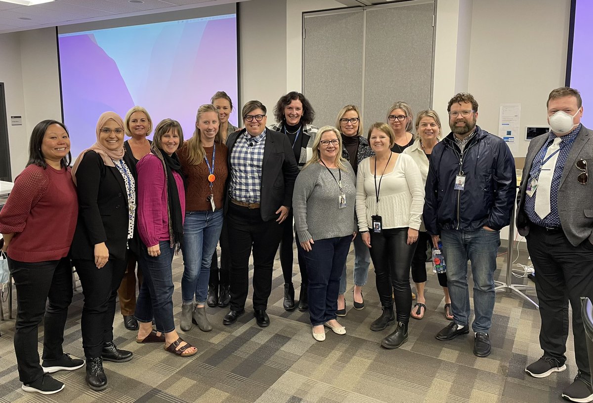 Very rich PD day with <a href="/tweetsomemoore/">Dr. Shelley Moore, PhD</a> <a href="/HWDSB/">HWDSB</a>. I know my team is excited to continue this conversation in supporting teachers and students, as well as deepening our own learning in making curriculum accessible to all. Thank you for being so inspiring Shelley! #HWDSBSLRTteam