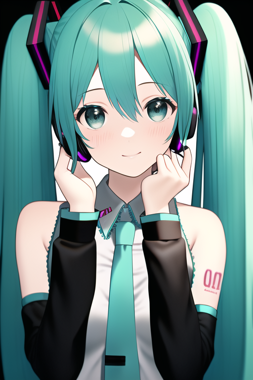 初音ミク 「#NovelAI 遅ればせながら使ってみました。あれ!?これは完璧すぎないか!?」|工面ボードのイラスト