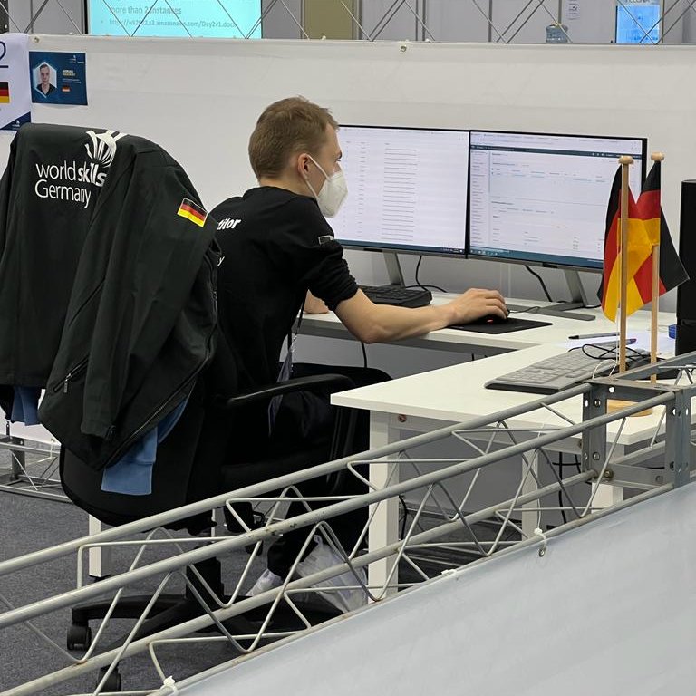 GermanITSkills's tweet photo. Adrian Rasokat represents Germany in #Skill53: Cloud Computing. He is a platform engineer at TUI InfoTec GmbH and knows nearly everything in Cloud- and DevOps-related topics. That is the reason he represents Germany at the #WorldSkills Competition 2022 Special Edition in Korea. https://t.co/Sj33HH9AjI