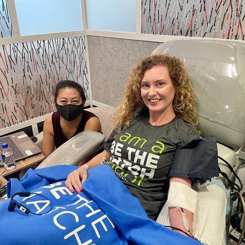 Thank you, Crystal! 👏 'I received amazing news yesterday that my stem cells were transfused successfully to a cancer patient in need! 💙💚 You might be able to save a life too! To learn more and order your painless mouth swab kit go to bethematch.org' #Hero #SaveALife