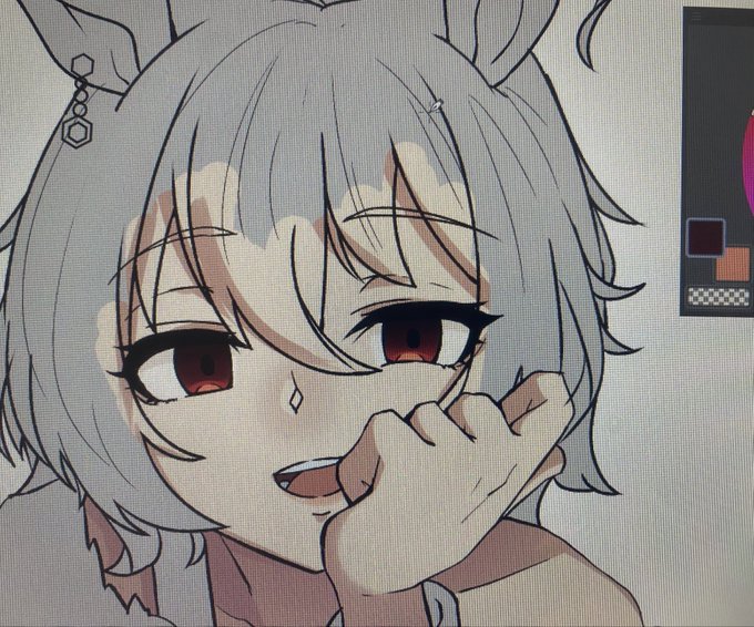 久々にタキオン描いてる 