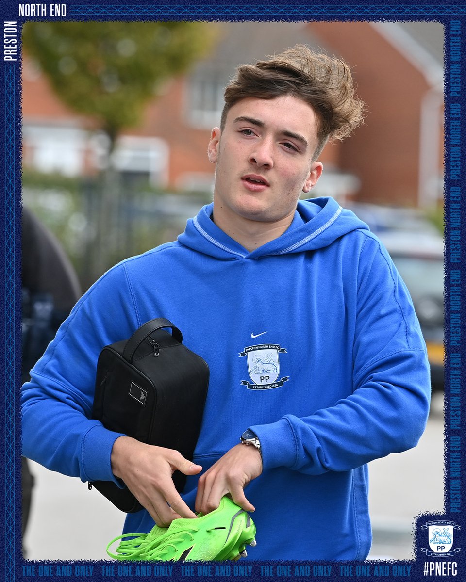 pnefc's tweet photo. 💙 17-year-old North End fan and second-year scholar @FinlayAdair9 is in the squad for the first time today! 👏

The forward will take the No.29 shirt for PNE. 👊

#pnefc https://t.co/nGlL8uW0zn
