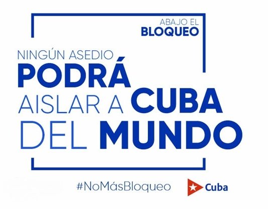 #Cuba fue de los primeros países en vacunar a su población contra la Covid -19  con fármacos propios. Ese esfuerzo y el resultado del potencial científico y médico del país se vieron limitados como consecuencia del bloqueo.

#MejorSinBloqueo 
#EliminaElBloqueo