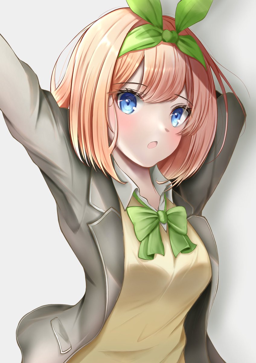 甘党さんがTwitterに投稿した中野四葉(五等分の花嫁)のイラスト。