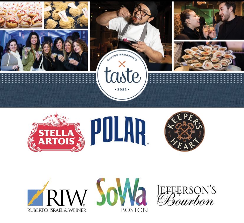 .<a href="/riwlaw/">Ruberto, Israel & Weiner</a> is a proud sponsor of <a href="/BostonMagazine/">Boston Magazine</a>’s “Taste 2022” event at <a href="/SoWa_Boston/">SoWa Boston</a> on November 1. 

Info and tickets: lnkd.in/er_8sMyt