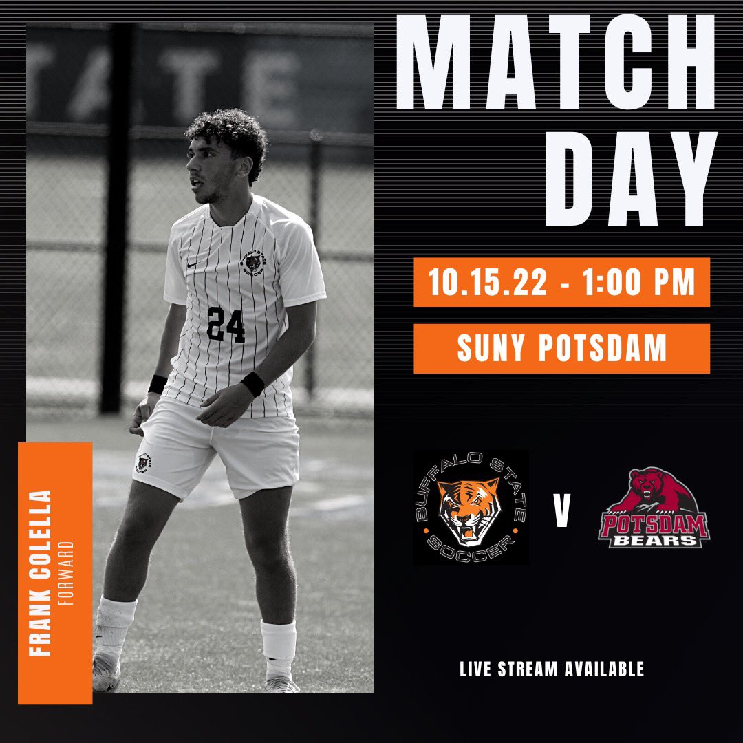 Match day! On the road for a conference game vs Potsdam @ 1pm