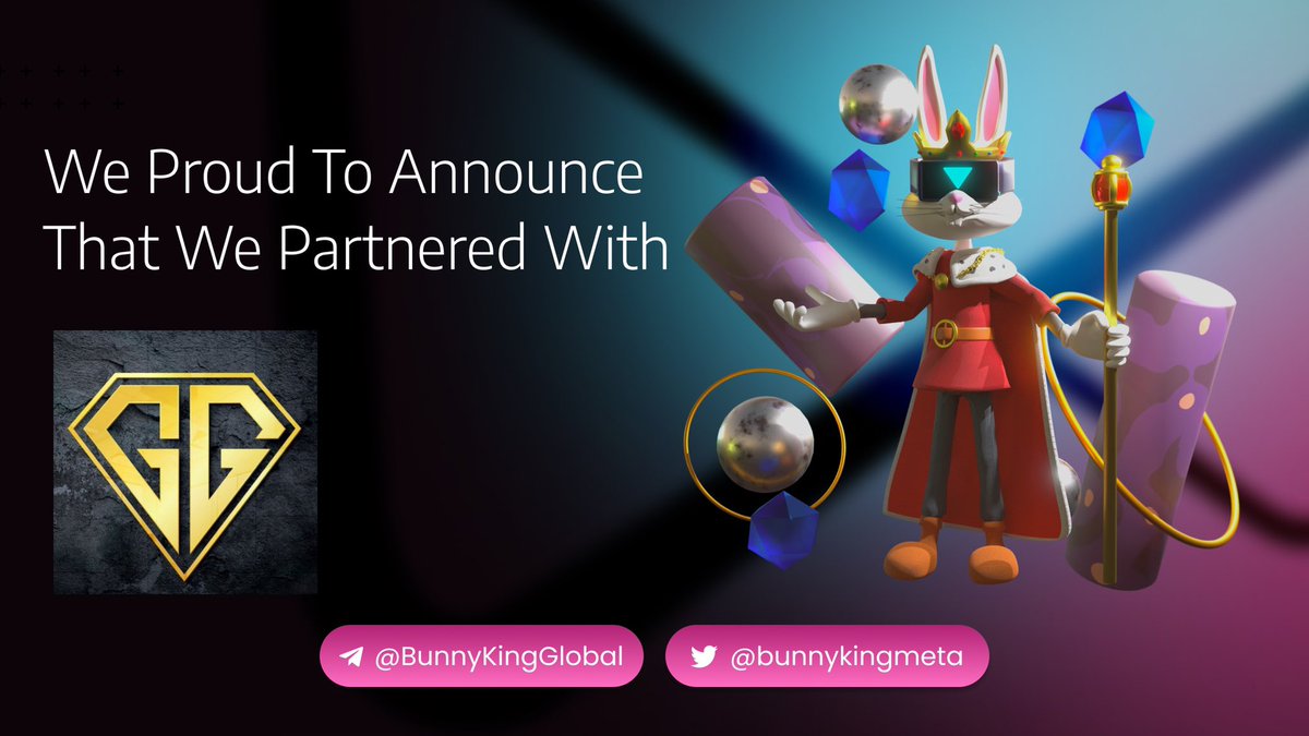 ANNOUNCEMENT PARTNERSHIP

BUNNY KING METAVERSE X GOLLUMS GEMS

We are excited to announce a partnership with GOLLUMS GEMS. Please continue to support us, big things coming soon 🔥🔥🔥

t.me/GollumsGemsRev…