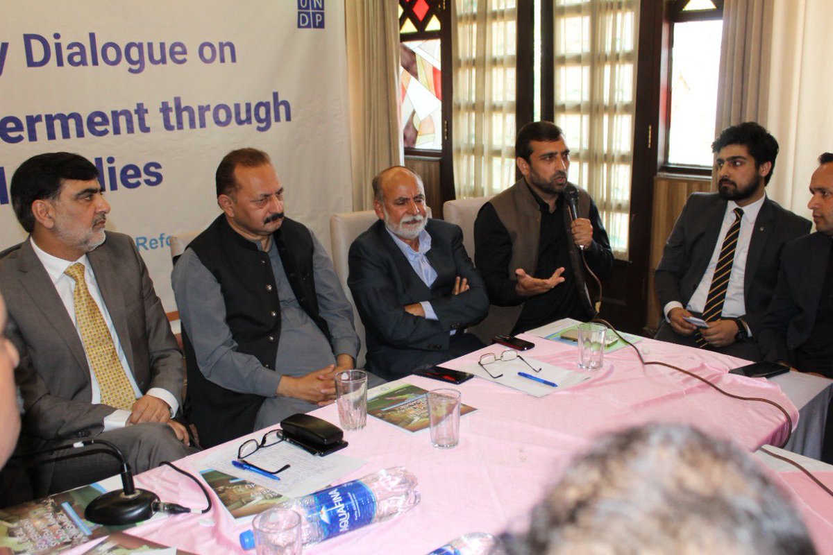 Planning &amp; Developemnt Department in collaboration with <a href="/cpdrajk/">Centre for Peace,Development and Reforms (CPDR)</a> organised cross-party dialogue in Muzaffarabad on Youth/Women Empowerment and to build strong, accountable and transparent institutions for inclusive development through Local Bodies.
#SDGs #Agenda2030