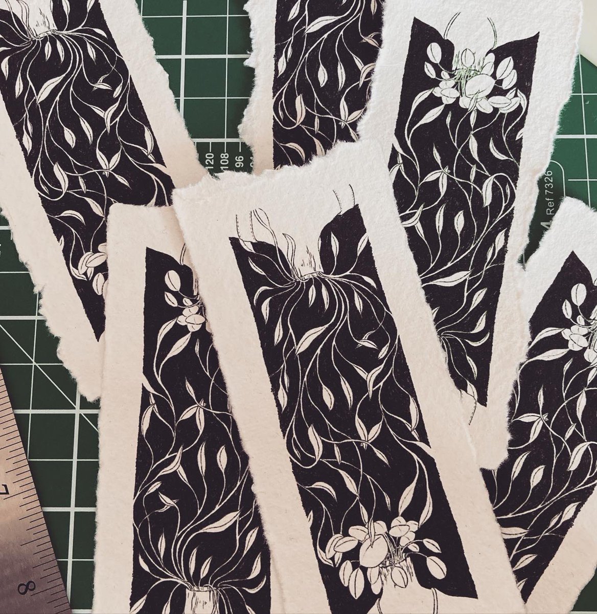 WorldofCcrow's tweet photo. Been making bookmarks for @lincolnzinefest next Saturday, super excited!! 

If you can’t make it they’re also available on my Etsy store https://t.co/Rr9kHEV54V 😊 https://t.co/ZAbFEG3vhe