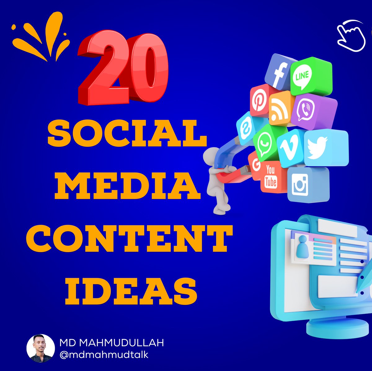 𝟮𝟬 𝗦𝗢𝗖𝗜𝗔𝗟 𝗠𝗘𝗗𝗜𝗔 𝗖𝗢𝗡𝗧𝗘𝗡𝗧 𝗜𝗗𝗘𝗔𝗦.

Check This Post👇
cutt.ly/8BP5tRL

#digitalmarket #socialmediamarketing #지구에서년지성아환영해