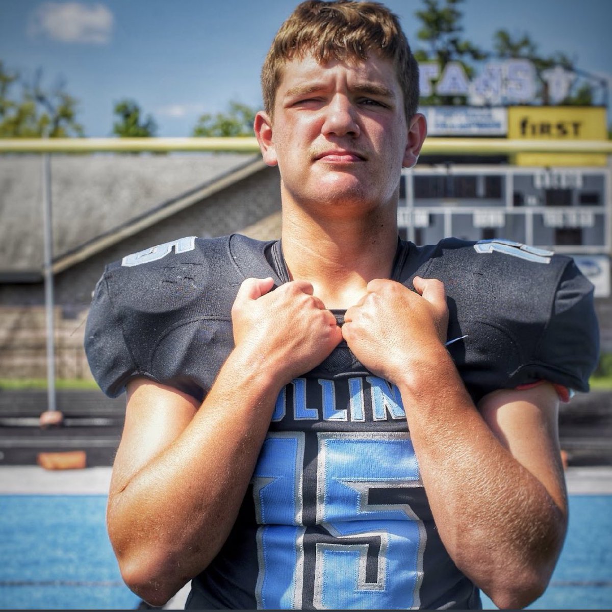 MLCTitanCoach's tweet photo. Antwon Delaney had a big night on defense with 7 tackles (5 solos) and a fumble recovery. Tyler Jewell also had a huge night on defense with 6 tackles, a tackle for loss and caused a fumble. https://t.co/jK5BB35Ldx