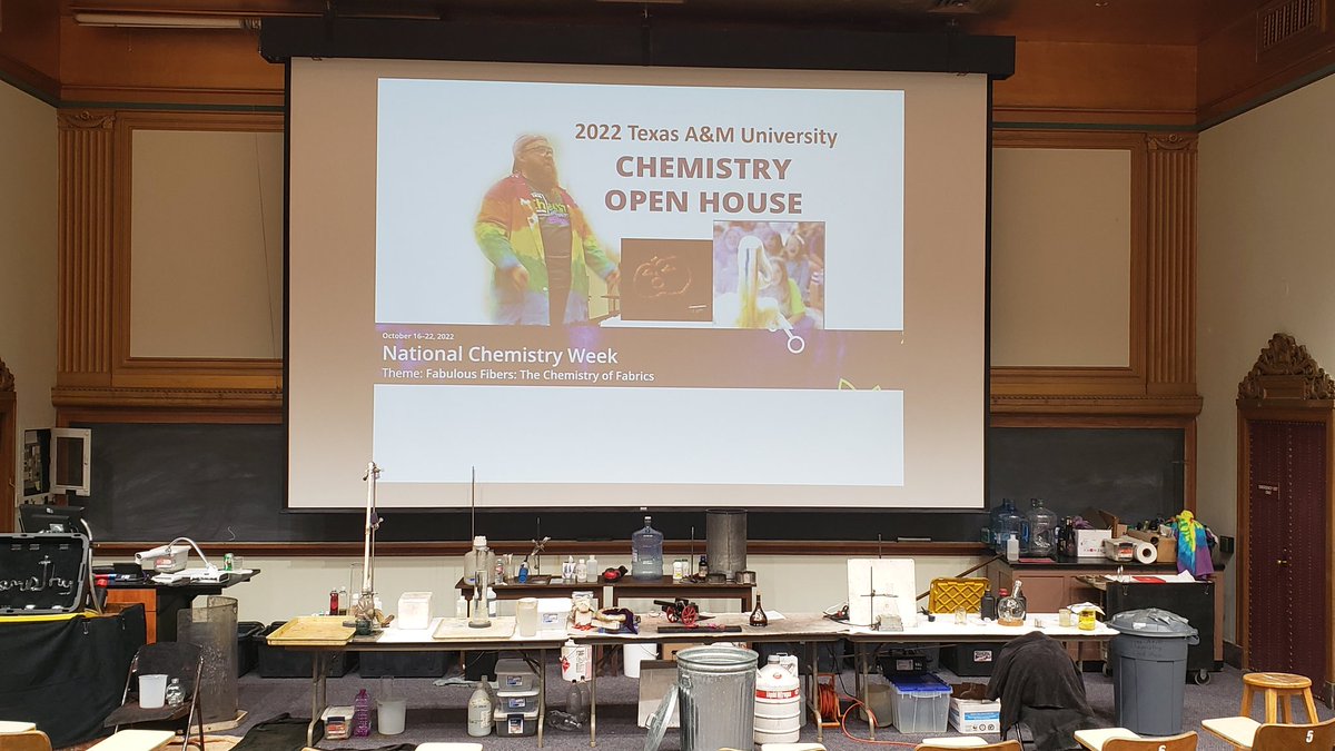 Soon Mi Lim (@soonmilim) on Twitter photo Ready for fun? Chemistry Open House TODAY, October 15 from 10am to 3pm! <a href="/TAMUChemistry/">Chemistry Department</a> <a href="/TAMUArtSci/">Texas A&M Arts & Sciences</a>
For parking and information,
chem.tamu.edu/openhouse/. Ready for fun? Chemistry Open House TODAY, October 15 from 10am to 3pm! <a href="/TAMUChemistry/">Chemistry Department</a> <a href="/TAMUArtSci/">Texas A&M Arts & Sciences</a>
For parking and information,
chem.tamu.edu/openhouse/.