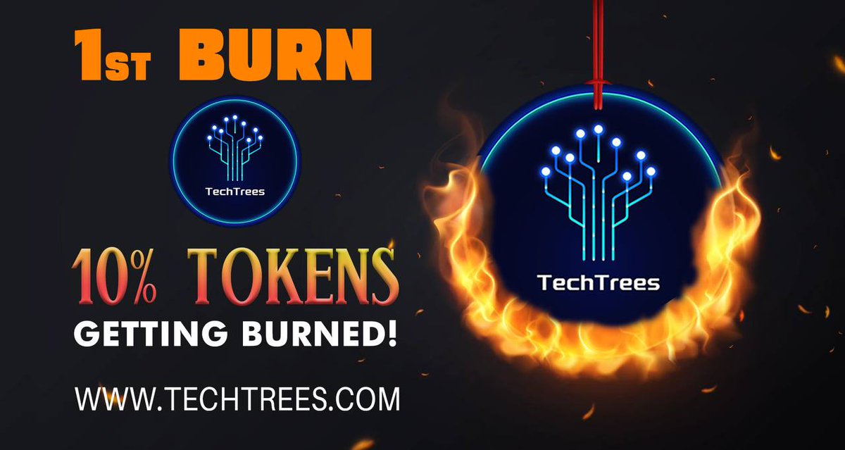 TechTreesSDG's tweet photo. Who wants a burn?? 🔥 📛 

Let's see how many members of #TTCArmy want a burn, retweet and comment. Let's hit 1000 retweets to see a 10% burn.

#TechTrees bridging #web3 and #SDGs

$TTC to the moon and beyond!!. https://t.co/IoGbdBICOR