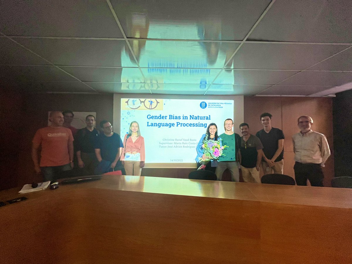 Christine Basta (@christine_basta) on Twitter photo Appreciation post to this people who were always there to support the PhD journey, I was glad to have such an amazing team <a href="/mtupc1/">mt@upc</a>. Missing in the photo <a href="/magdabiesialska/">Magdalena Biesialska</a> @bardia_rafieian <a href="/c_carrino/">Casimiro Carrino</a> and my amazing supervisor <a href="/costajussamarta/">Marta R. Costa-jussa</a>. Appreciation post to this people who were always there to support the PhD journey, I was glad to have such an amazing team <a href="/mtupc1/">mt@upc</a>. Missing in the photo <a href="/magdabiesialska/">Magdalena Biesialska</a> @bardia_rafieian <a href="/c_carrino/">Casimiro Carrino</a> and my amazing supervisor <a href="/costajussamarta/">Marta R. Costa-jussa</a>.