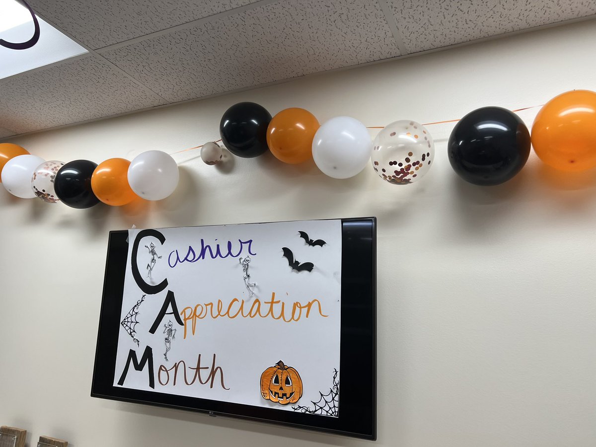 crystal_hanlon's tweet photo. A Big Thank You to all our Outstanding Cashiers!  Celebrating CAM Month and all of our Amazing Cashiers!  You all are  Incredible!  Thank You for all you all do to make a Difference!  You ARE Appreciated! https://t.co/LXANwcWSZ2