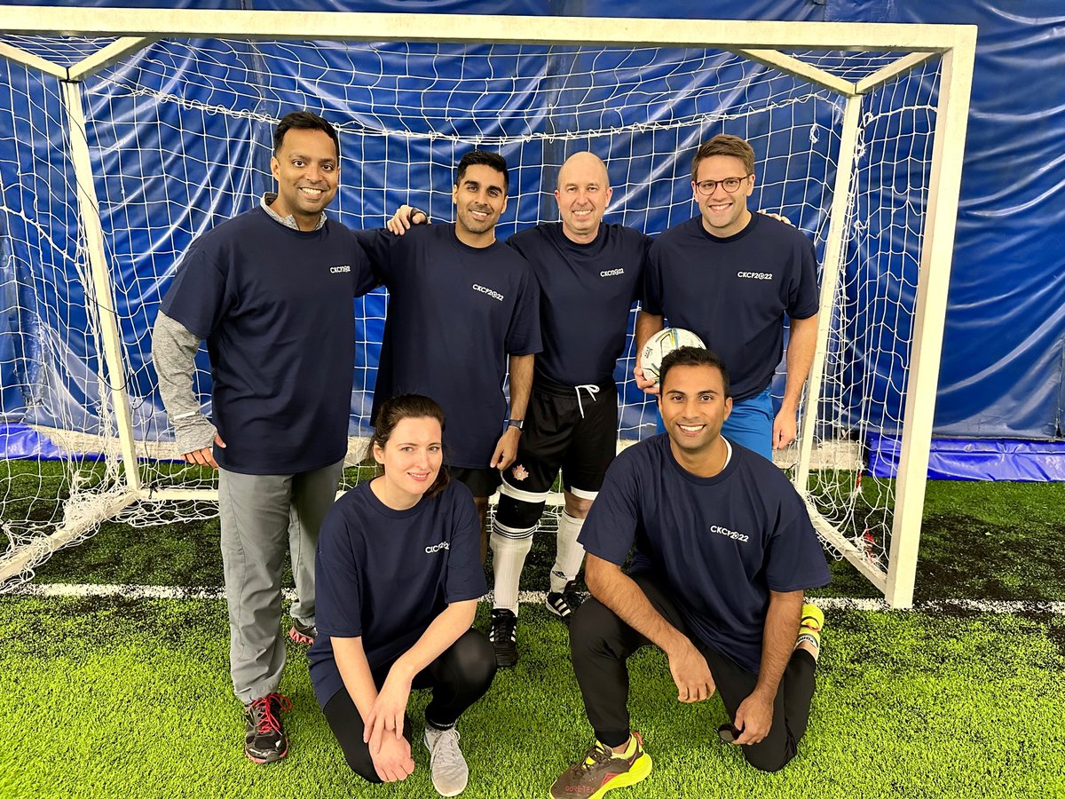 CanUrolAssoc's tweet image. 1 Meeting #CKCF2022 4 teams...some injuries later! We have a winning team w/ @lukelavallee @_kmcalpine @RodBreau . Thank you participants! Are we having bingo next year @anilkapoormd ?
@lalaniMD @ShaanDudani @BBhindi @Dominick_Bosse @TiffanyPizioli @SiTanguay @nbasappaCCI
