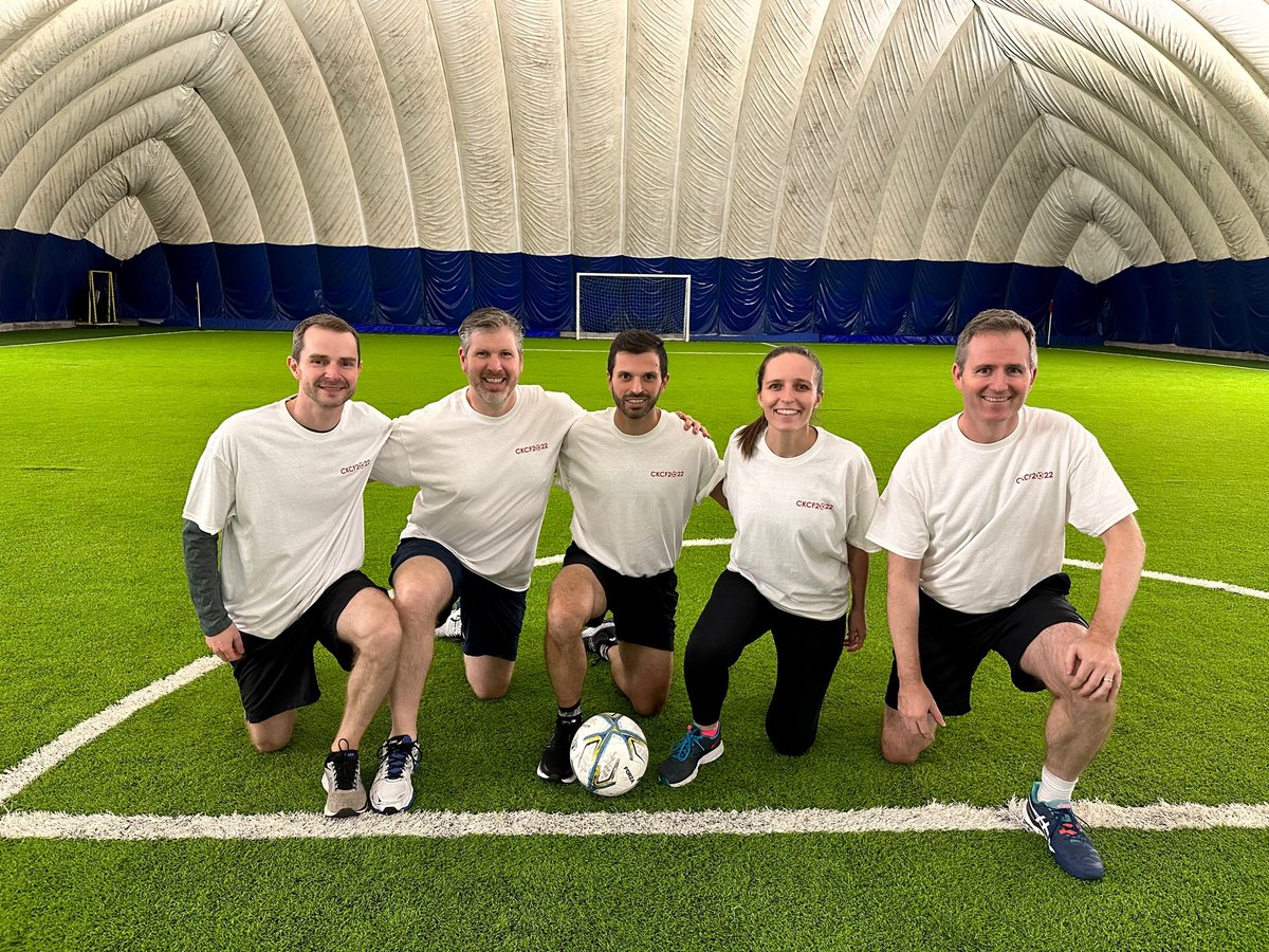 CanUrolAssoc's tweet image. 1 Meeting #CKCF2022 4 teams...some injuries later! We have a winning team w/ @lukelavallee @_kmcalpine @RodBreau . Thank you participants! Are we having bingo next year @anilkapoormd ?
@lalaniMD @ShaanDudani @BBhindi @Dominick_Bosse @TiffanyPizioli @SiTanguay @nbasappaCCI