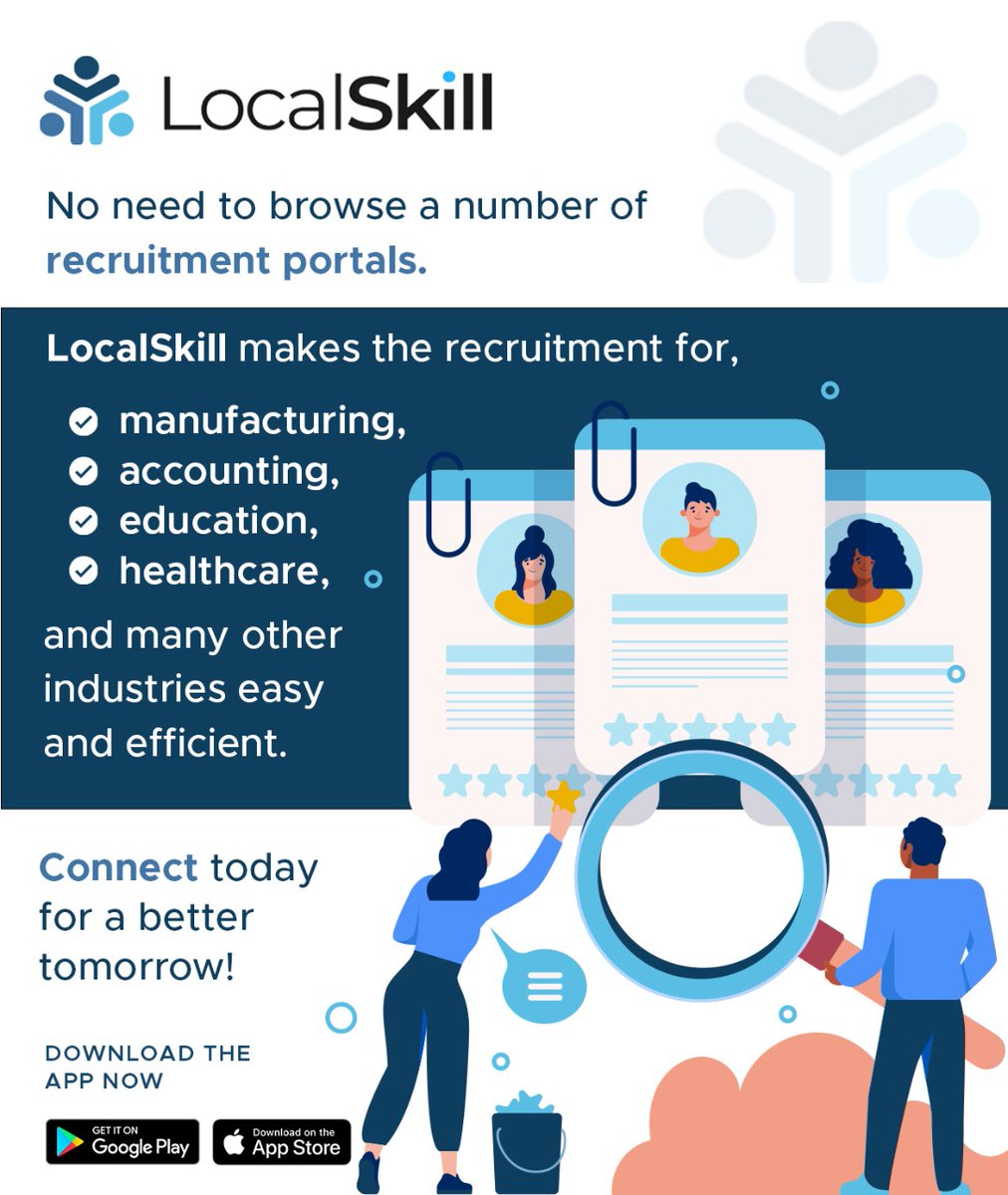 MyLocalSkill's tweet photo. #reliefstaffing #IT #Healthcare #Manufacturing #Automative #Accounting #Finance #Engineering #Education #recruiters #hiring #staffing #Recruitment #Employment #LocalSkill #Canada #USA
Visit: https://t.co/SKyyX9T0Yc https://t.co/4K39rpPZhr