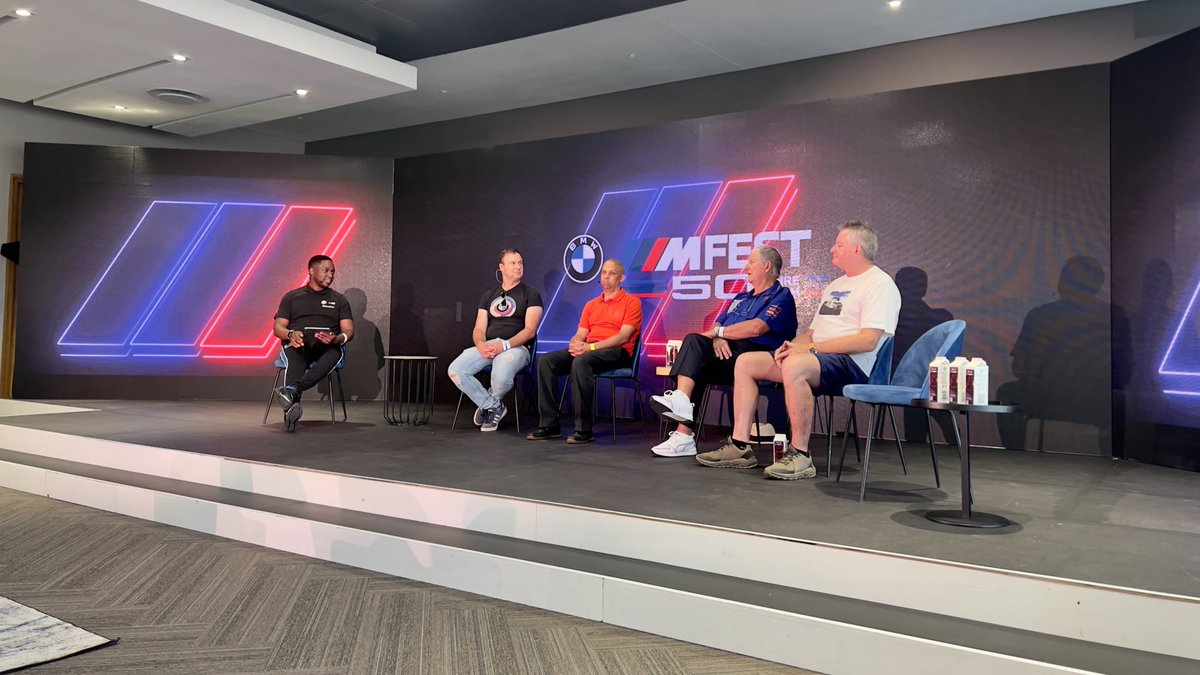 50 years of motoring legacy in South Africa 🤩 We are chatting to the #BMWClub about what ///M means for them. 

Join us in the conference area at the Kyalami Grand Prix Circuit as we pay homage to <a href="/BMW_SA/">BMW South Africa</a> and their illustrious history in the country. #MFestSA2022