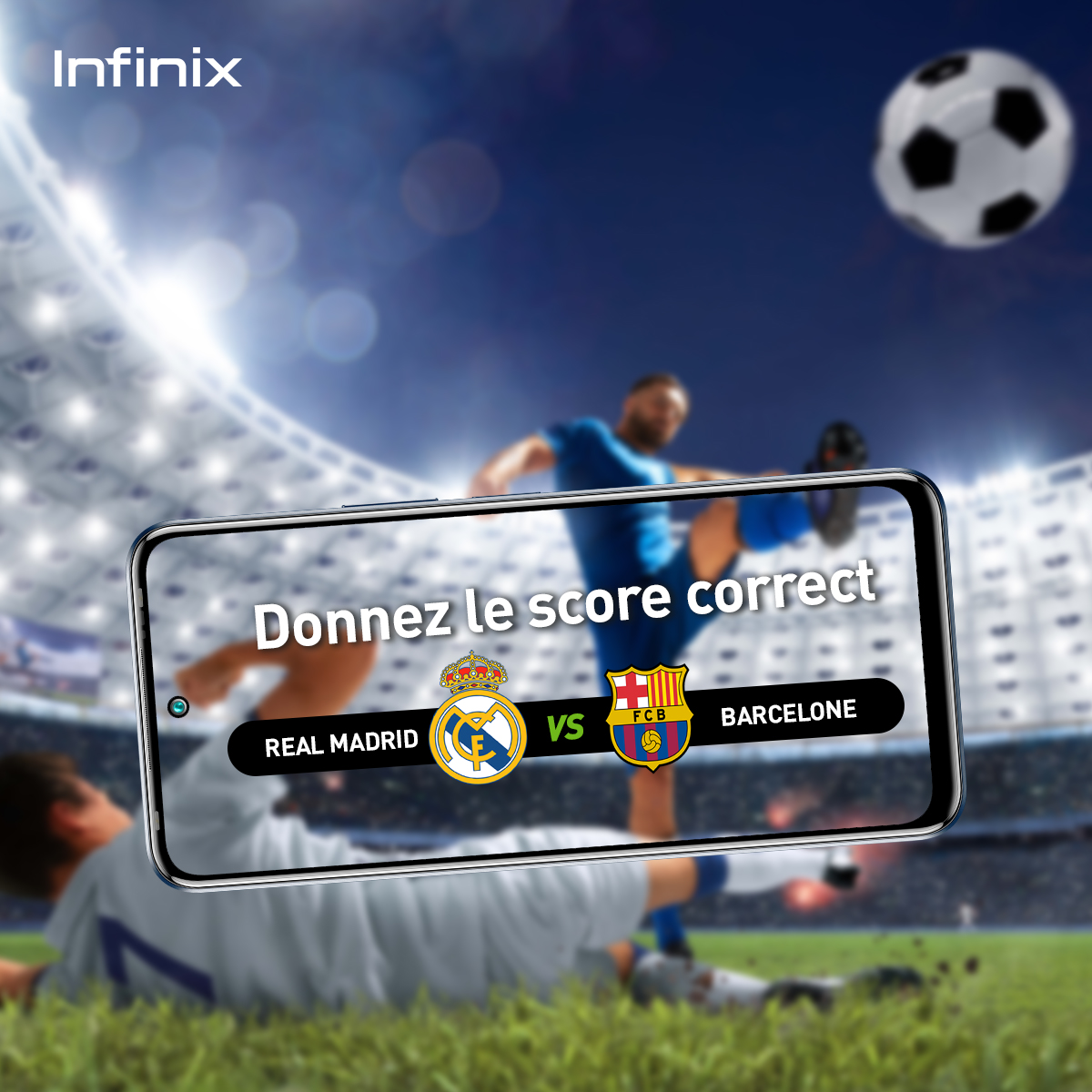InfinixTg's tweet photo. C'est demain le jour tant attendu. Qui sortira vainqueur de ce match ? 🤔🤔
Faites vos pronostics et tentez de gagner des lots INFINIX🎁🎁.
Consignes :
- Aimez et partagez cette publication
- Mettez le score en commentaire ✍🏼✍🏼.
Fin du jeu : Demain à 13h10. https://t.co/uRCvUsuyCk
