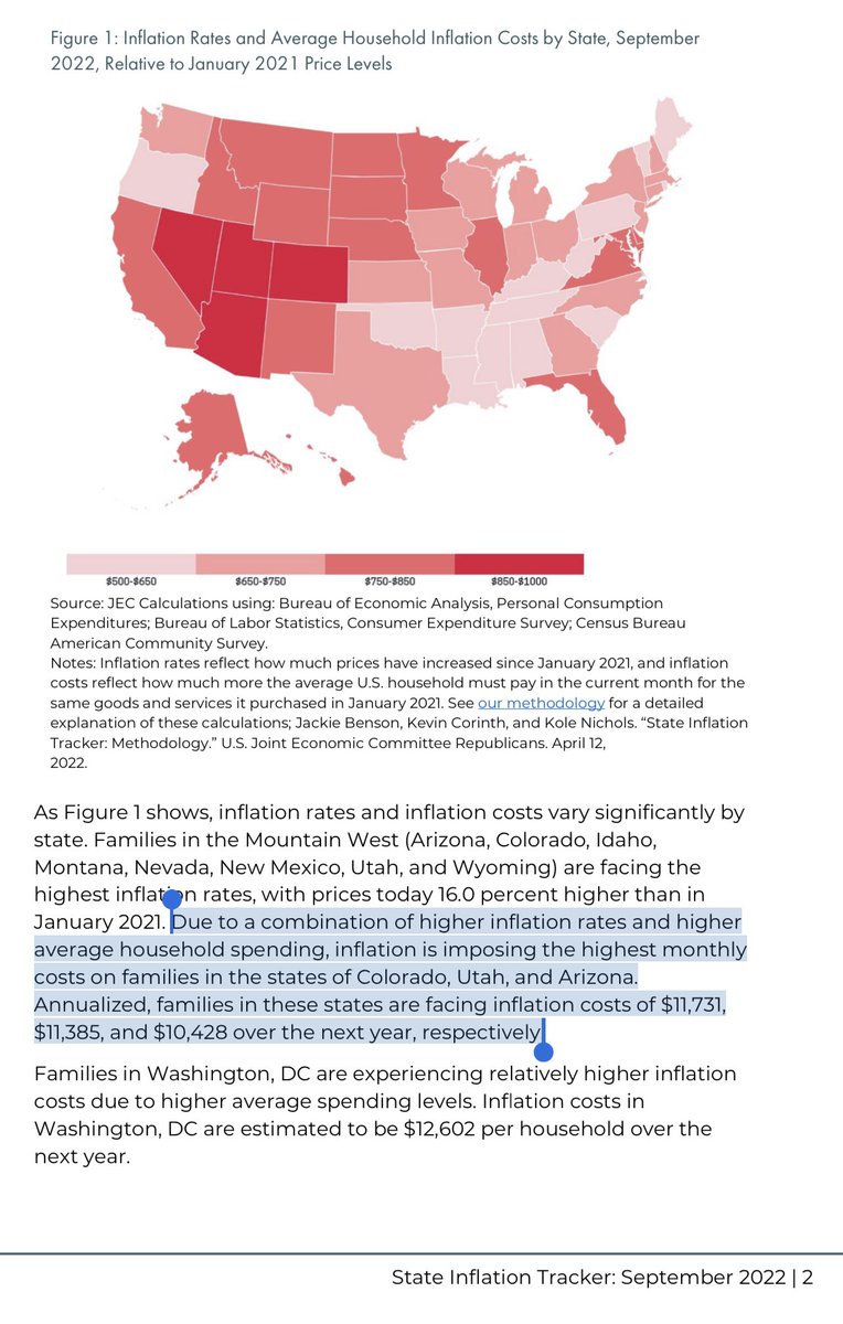 Krockman's tweet photo. @PolisForCO Your policies are what got us into this mess. Highest state in the nation for inflation again in September.
#HoldPolisAccountable
#NoDember is coming and Colorado remembers what you’ve done to our beautiful state.
https://t.co/mr7HZ5AymG https://t.co/H8VZIQDYZ1