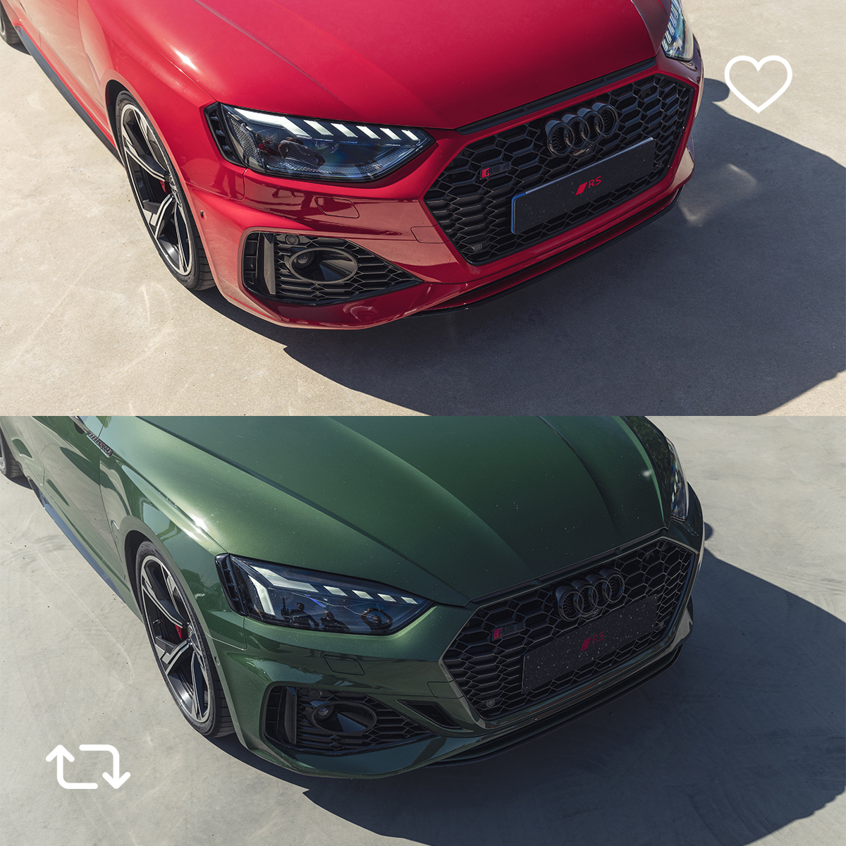 audispain's tweet photo. ❤️ si quieres saber más del Audi RS4 Avant y RT si quieres ver mucho más del Audi RS5 Coupé. #Audi #ComunidadAudiSport #PerformanceIsAnAttitude https://t.co/wM35vev5H9