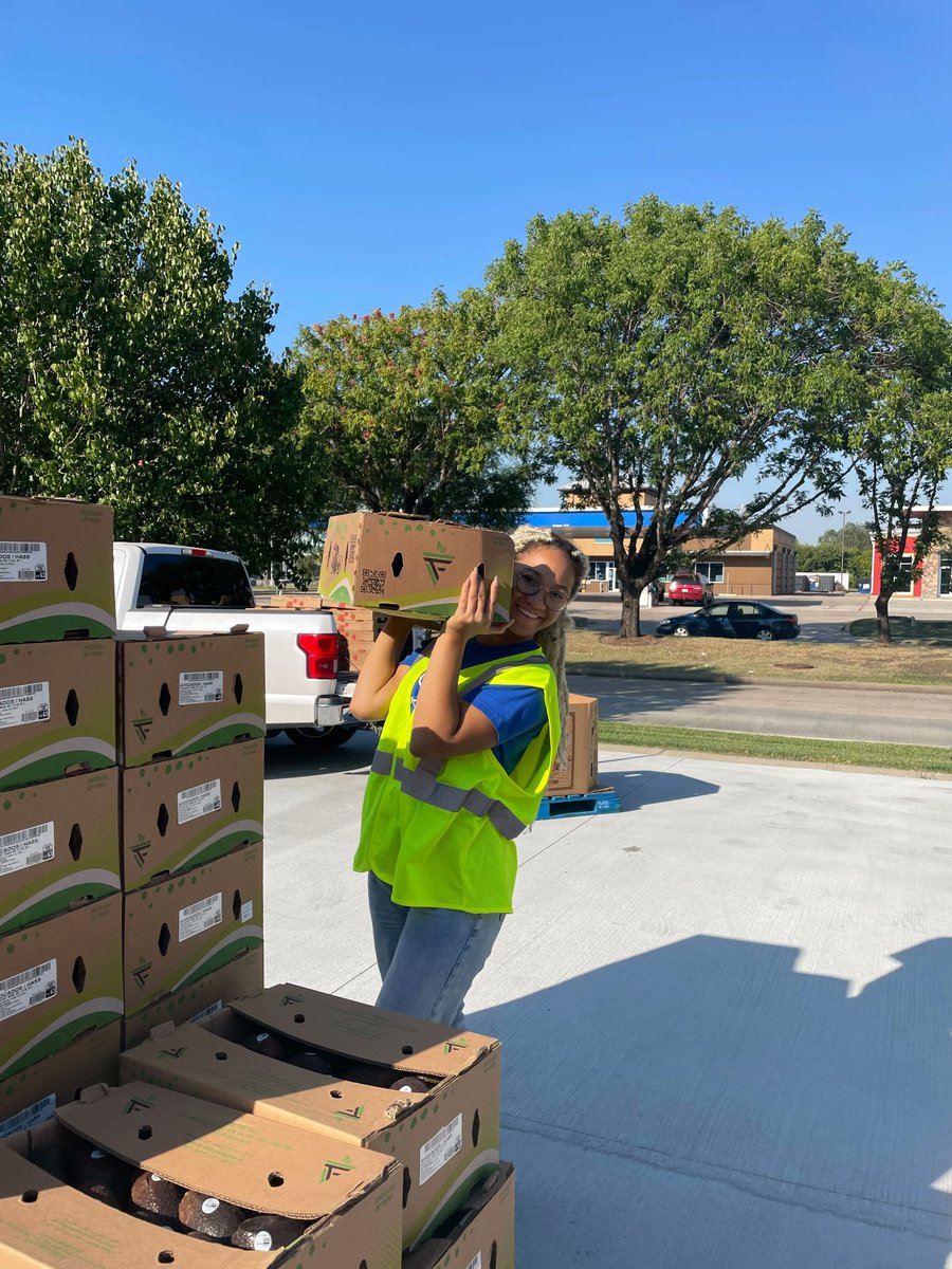 It was a pleasure to have Ellaine and Lisa from <a href="/cieehsusa/">CIEE High School USA</a> join us to volunteer last week at Church At The Cross. Coming to us from Germany as an exchange student, we're grateful to have Ellaine use her time to distribute food to families in need!