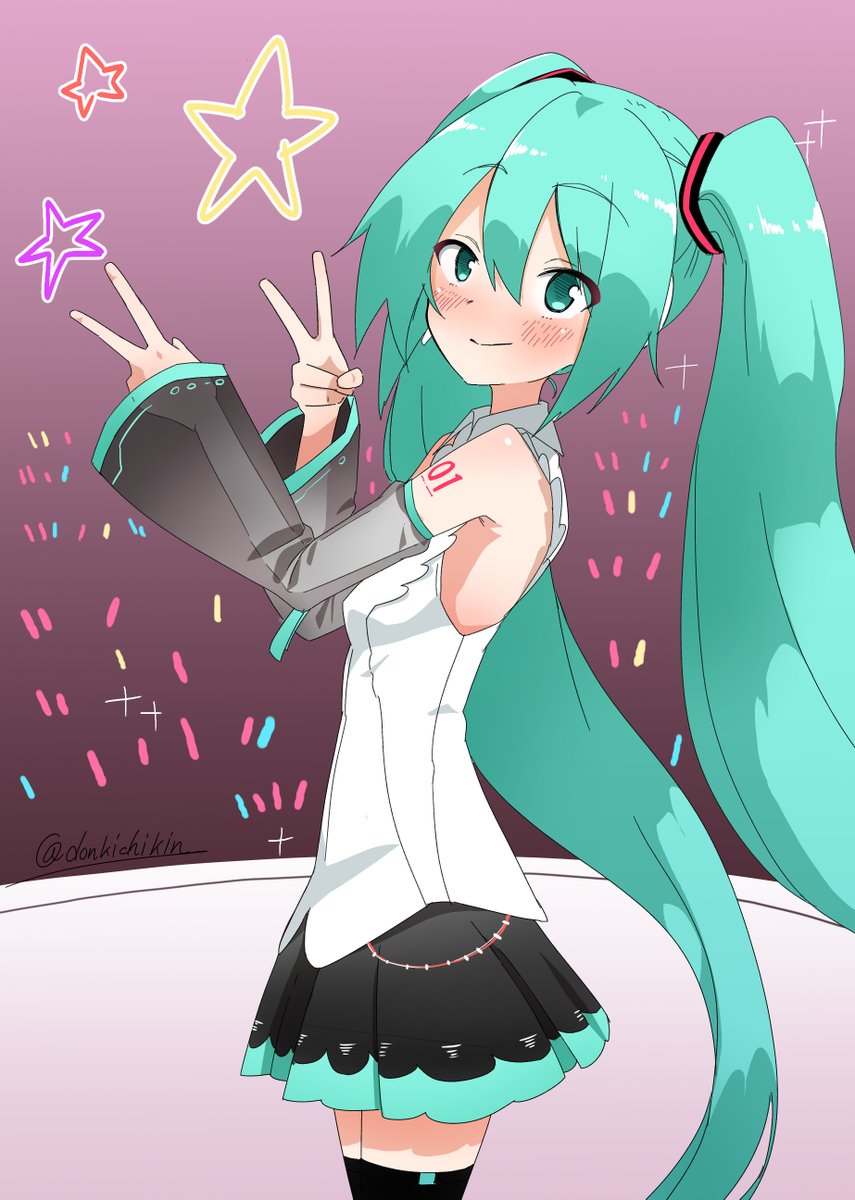 #初音ミク
初音ミクが大好きだ‼✨ 