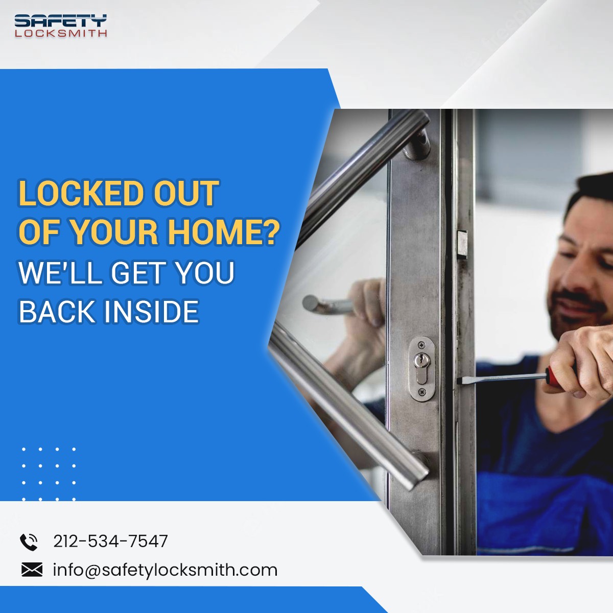 LocksmithSafety's tweet image. When you get locked out of your home, calling a locksmith service is a surefire way to get back into your home. Call Safety Locksmith NYC when you get locked out. safetylocksmith.com.
#systems #locksmith #lockedout #locksmithservice #Automobile #commercial #cctv #Installation