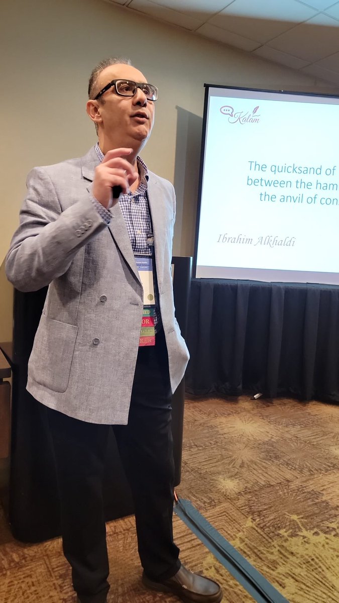 We asked <a href="/atanet/">American Translators Association</a> #ata63 attendees about our very own <a href="/ibrahimkhaldi70/">Ibrahim Alkhladli</a>’s “Quicksand of Translating Profanity: Between the Hammer of Accuracy and the Anvil of Conservative Culture,” and here is what we got 🤩 ✨Thought-provoking✨Unorthodox✨Engaging ✨BOOM! Well done, Ibrahim! 👏🏼