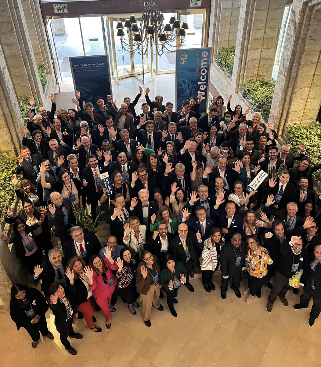 DrEstherFreeman's tweet photo. This might be my favorite #dermatology meeting ever. #WorldSkinSummit brings leaders from around the globe to Peru to brainstorm improved access to care, patient engagement, outbreak response, health policy, & international collabs. Lots of new ideas! @ILDSDerm #dermtwitter https://t.co/UrqkeM4Cr8
