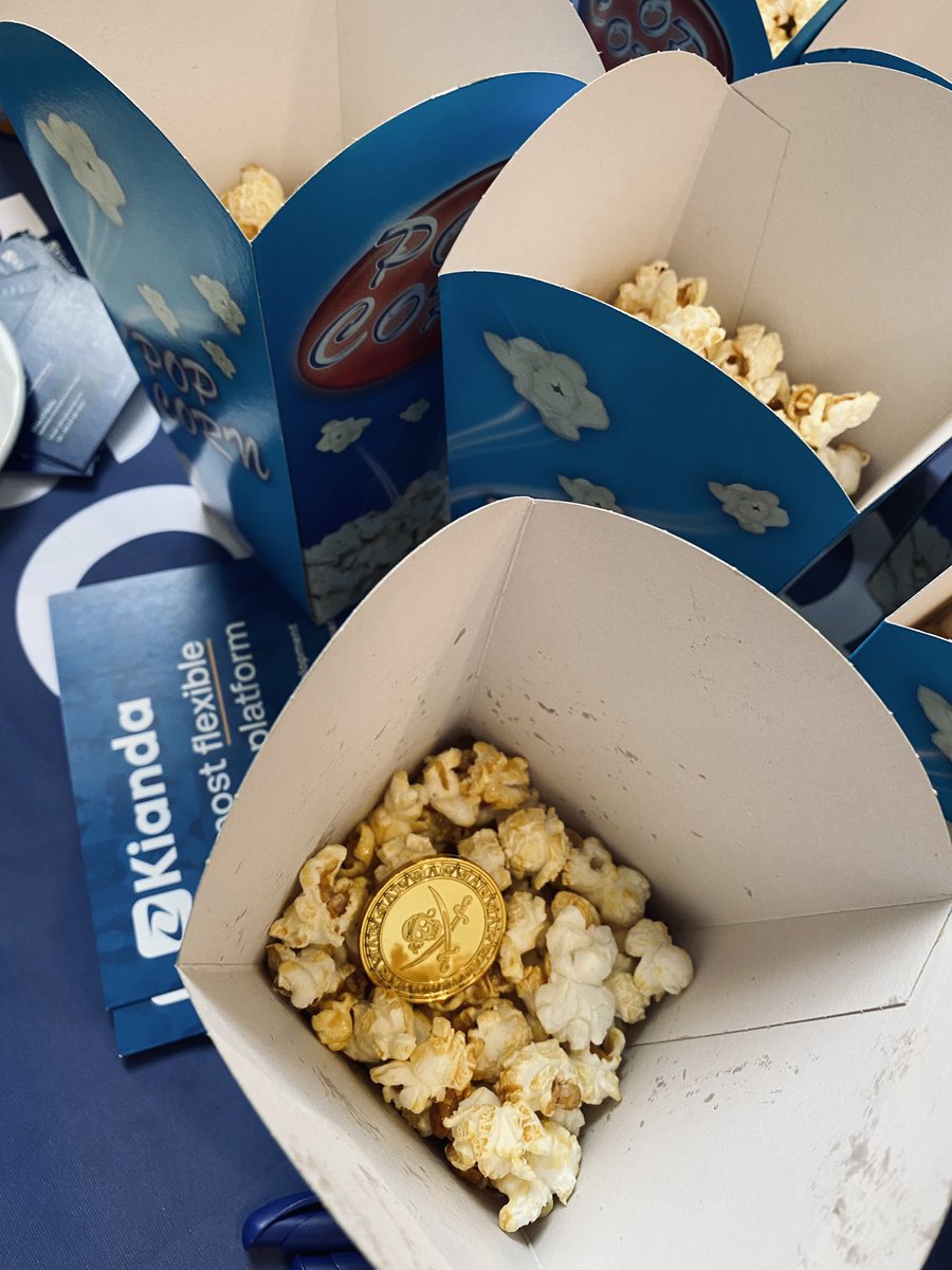 Kianda_Tech's tweet photo. In the middle of the popcorn there is a golden coin!! 🌟If you find it, you win a prize! 🏆

#collabdays #collabdaysBE #lowcode #nocode #processautomation #azure #kianda https://t.co/xVCBkzrQz3