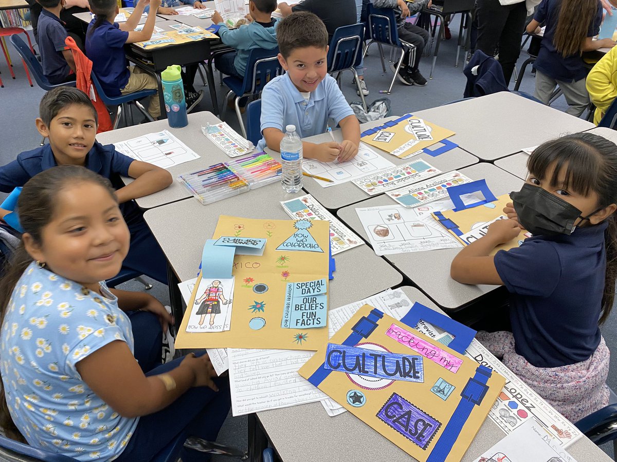 hesdgranado's tweet photo. Thank you to @ARush2teach &amp; her @WilliamsHESD 2nd graders for sharing their integrated unit work! I was pulled in all directions to listen to excited share alouds about culture cases, grandparent interviews, family trees, art &amp; “then and now” comparisons. #hesdpride #myculture https://t.co/ESlzfE8guB