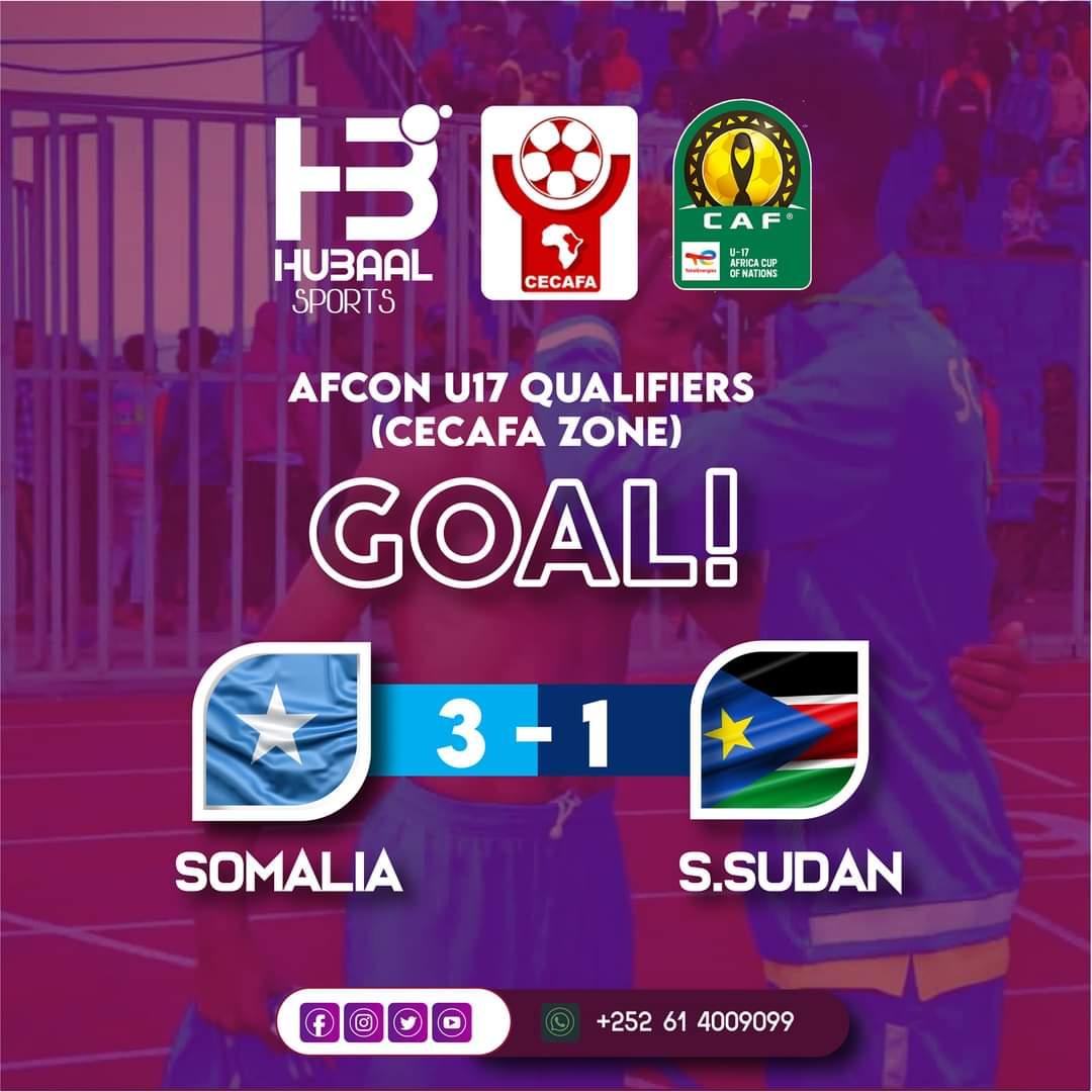 Hubaalbs's tweet photo. Gooool
Somalia (3-1) South Sudan
kama dambeysta Isreebrebka 17-jirada bariga iyo bartamaha Africa.

Hubaal Sports https://t.co/uavg1m7vda
